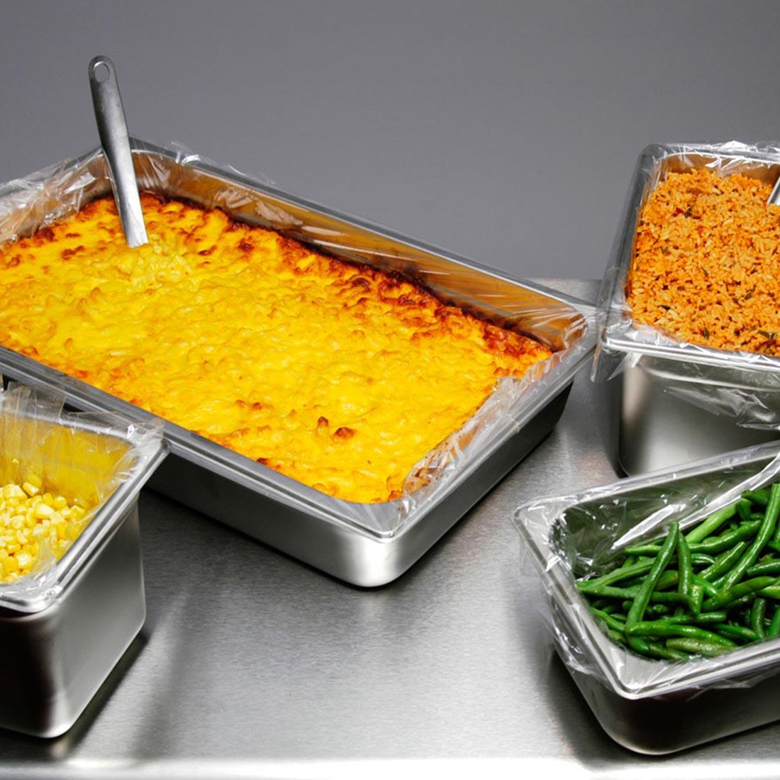 Value Plus Pan Liner 1/3 1/4 Size 19X14 IN PTL Clear Medium Deep 0.48MIL 200/Case