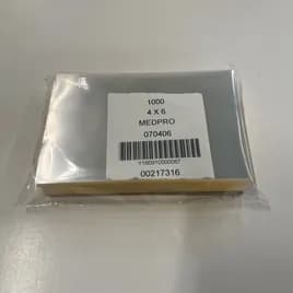 Multi-Purpose Sheet 4X6 IN Cellophane PP 100 Gauge Medium Weight 1000/Pack