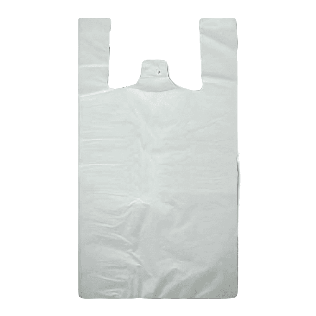 Bag 12X7X22 HDPE 17MIC White T-Sack 520/Case