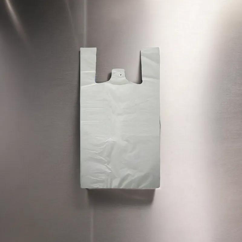 Bag 12X7X22 HDPE 17MIC White T-Sack 520/Case