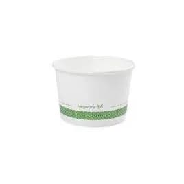 Food Container 32 OZ PLA Paper White 500/Case