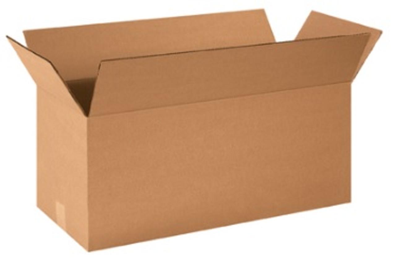 Box 24X10X10 IN Kraft Corrugated Cardboard 25/Bundle