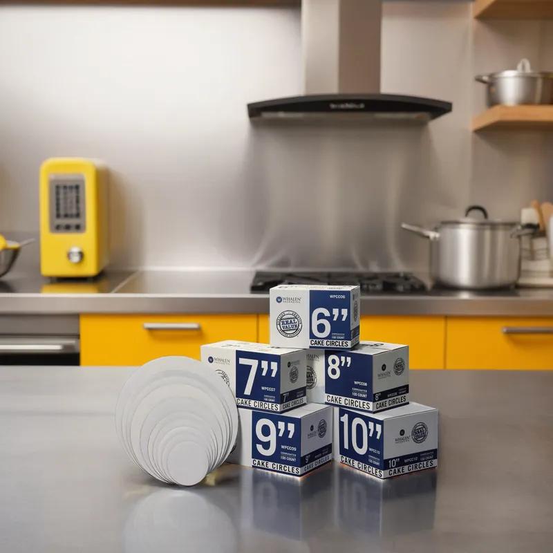 Cake Cake Circle 8 IN Corrugated Cardboard White 100/Case