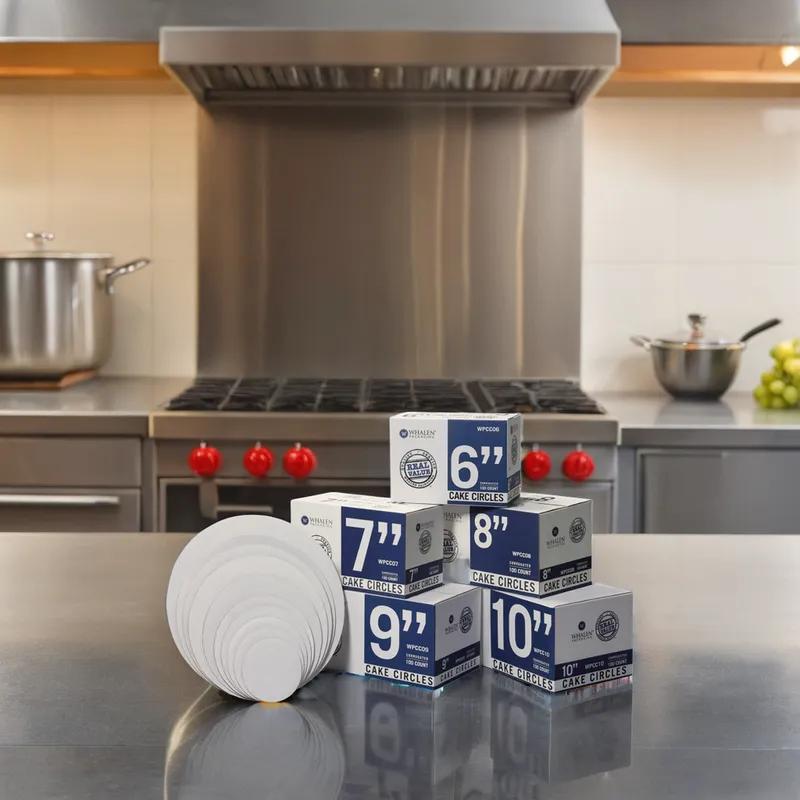 Cake Cake Circle 8 IN Corrugated Cardboard White 100/Case