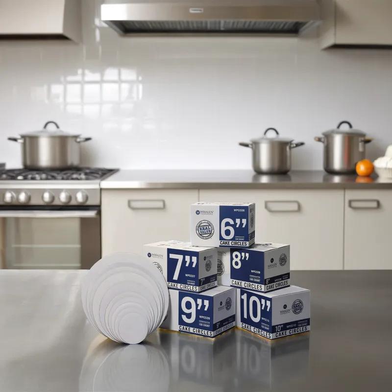 Cake Cake Circle 8 IN Corrugated Cardboard White 100/Case