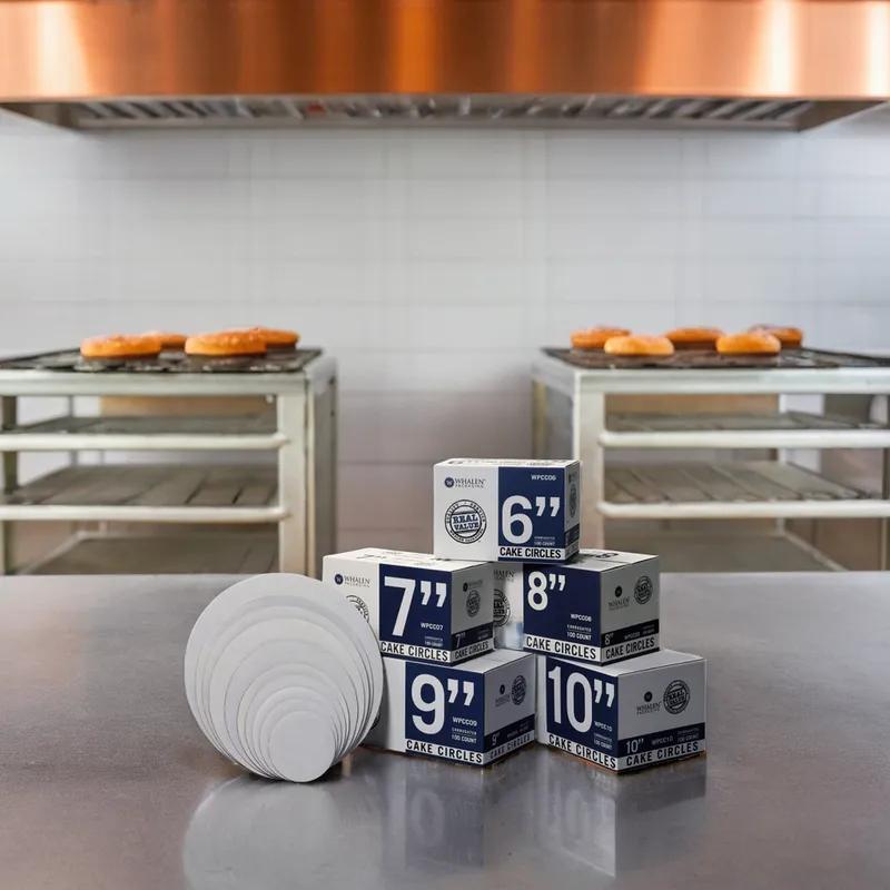 Cake Cake Circle 6 IN Corrugated Cardboard White C-Flute 100/Case