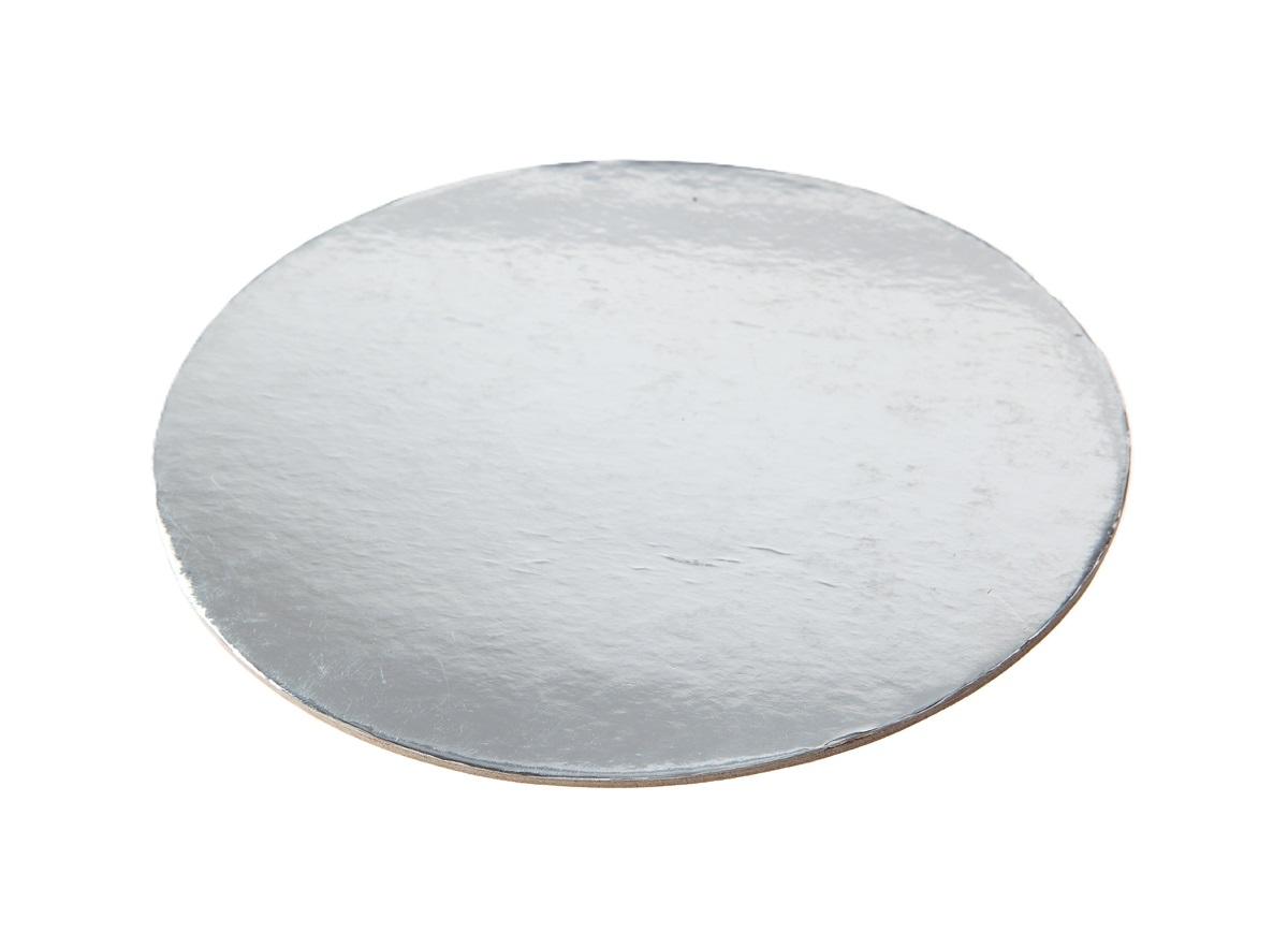 Cake Circle 10 IN Silver Die Cut Bottom 100/Case