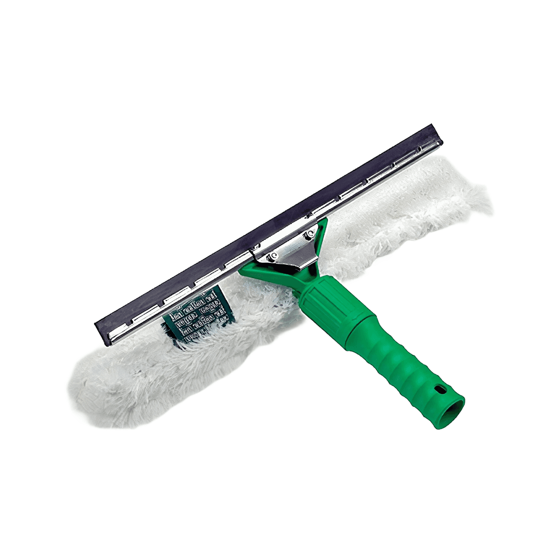 VisaVersa® Squeegee & Washer Plastic Cloth Green White With 18IN Head 1/Each