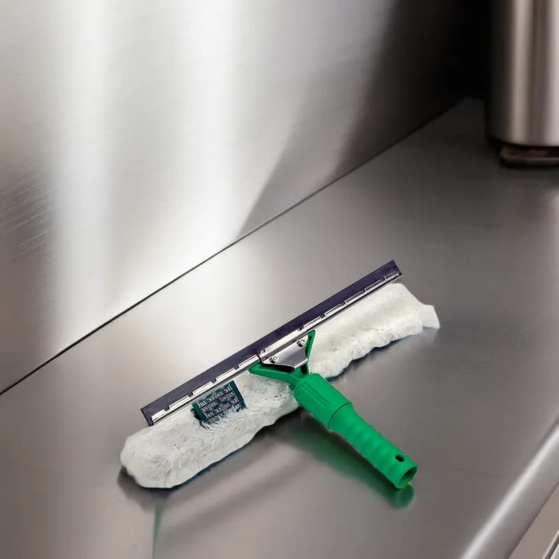 VisaVersa® Squeegee & Washer Plastic Cloth Green White With 18IN Head 1/Each