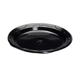 Plate 6 IN Plastic Black 125 Count/Pack 8 Packs/Case 1000 Count/Case