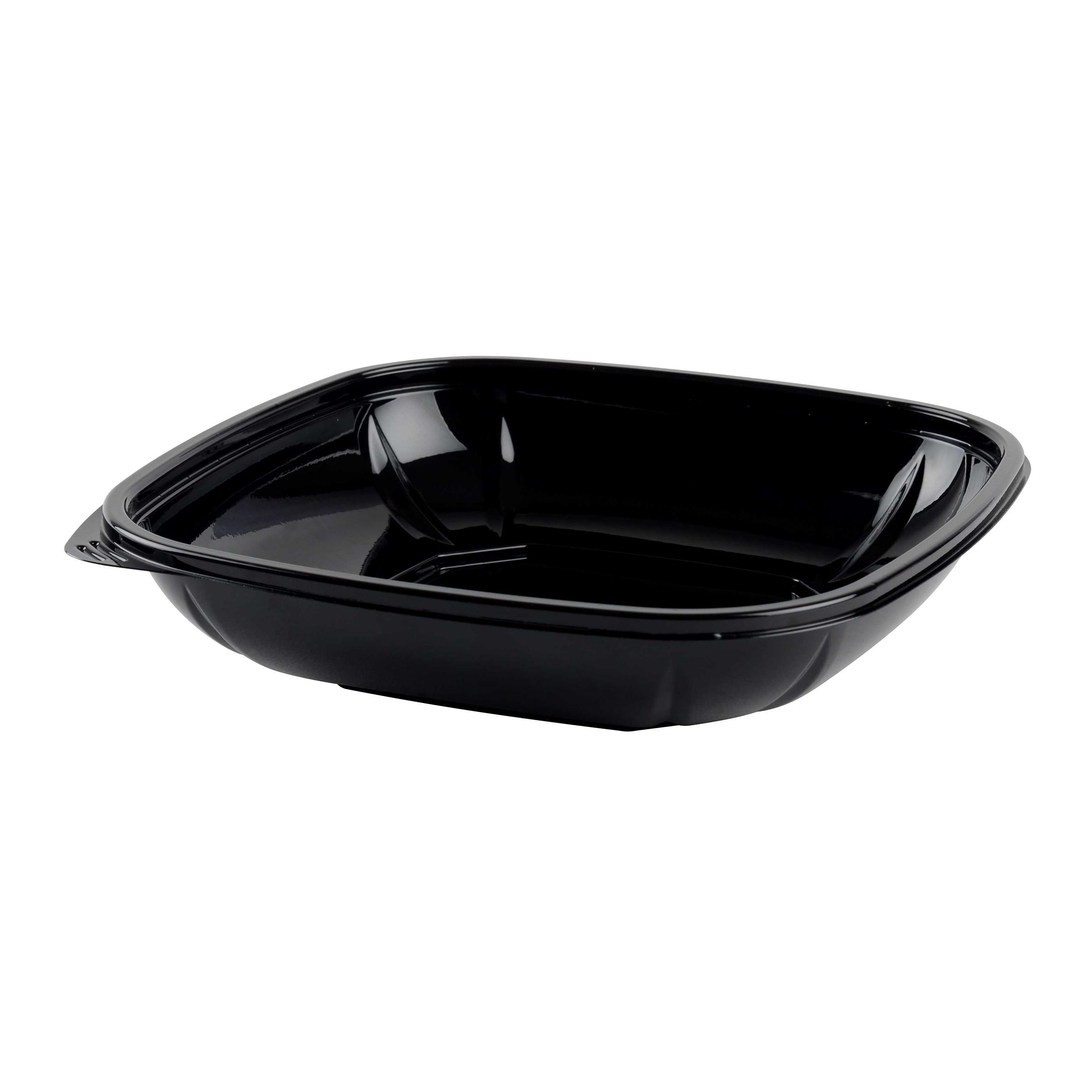 Bowl 24 OZ PE Black Square 300/Case