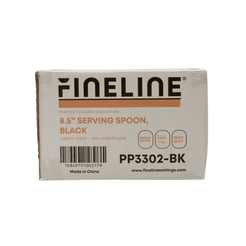 Platter Pleasers Serving Spoon 1 OZ 8.5 IN PP Black Individually Wrapped 144/Case