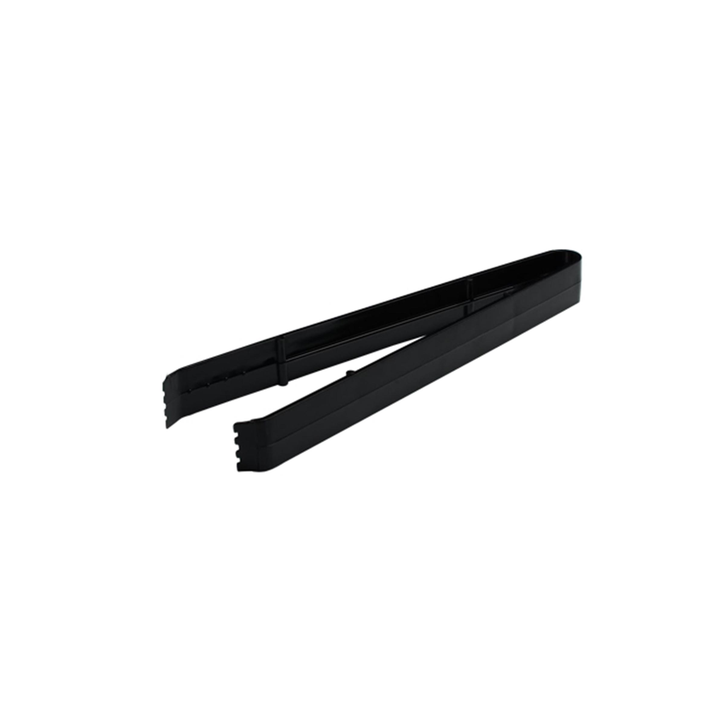 Tongs 9 IN PP Black Heavy Duty Wrapped 100/Case