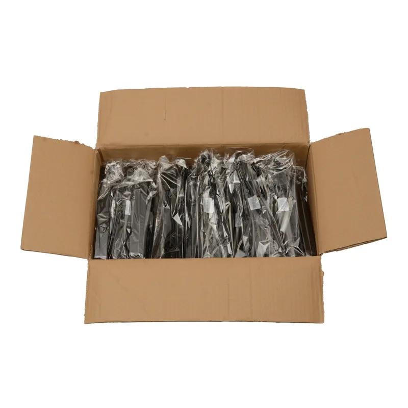Tongs 9 IN PP Black Heavy Duty Wrapped 100/Case