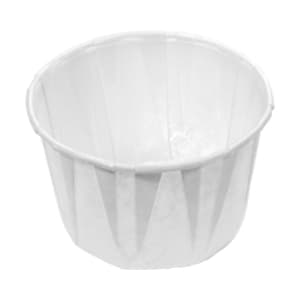 Souffle & Portion Cup Pleated 2.5 OZ Paper 250 Count/Pack 20 Packs/Case 5000 Count/Case