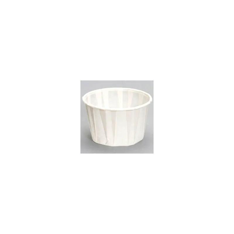Souffle & Portion Cup Pleated 2.5 OZ Paper 250 Count/Pack 20 Packs/Case 5000 Count/Case