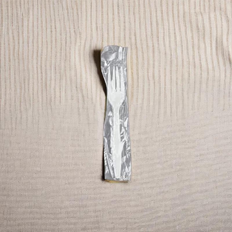 Poly King® Fork PP White Heavyweight Individually Wrapped 1000/Case