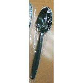 Poly King® Teaspoon PP Black Heavyweight Individually Wrapped 1000/Case