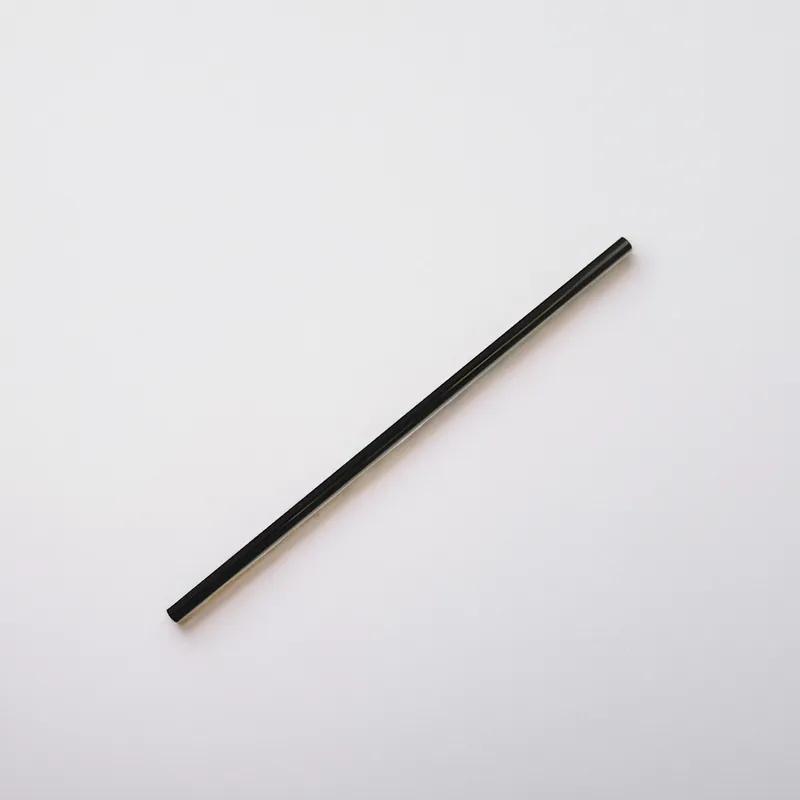 Jumbo Straw 5.75 IN Black Unwrapped 250 Count/Pack 10 Packs/Case 2500 Count/Case