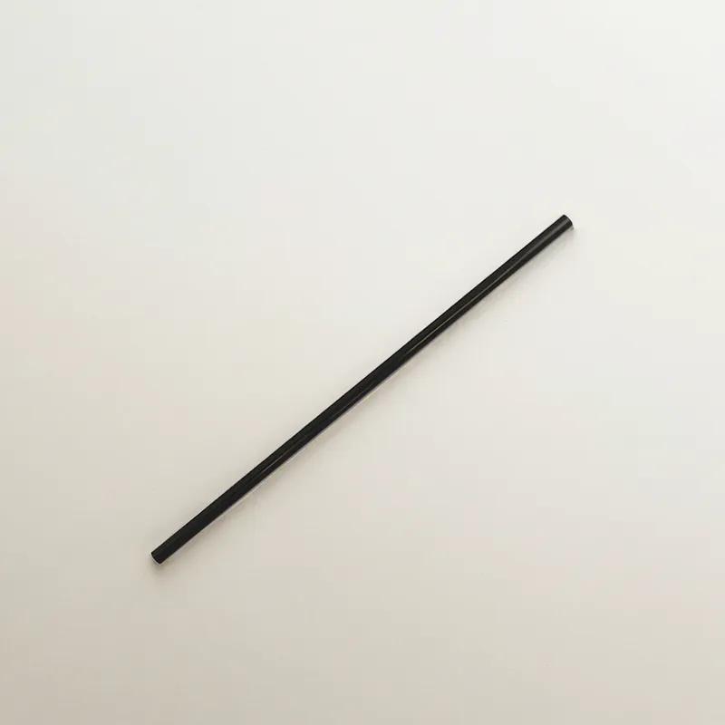 Jumbo Straw 5.75 IN Black Unwrapped 250 Count/Pack 10 Packs/Case 2500 Count/Case