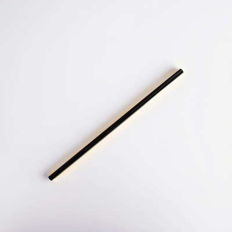 Jumbo Straw 5.75 IN Black Unwrapped 250 Count/Pack 10 Packs/Case 2500 Count/Case