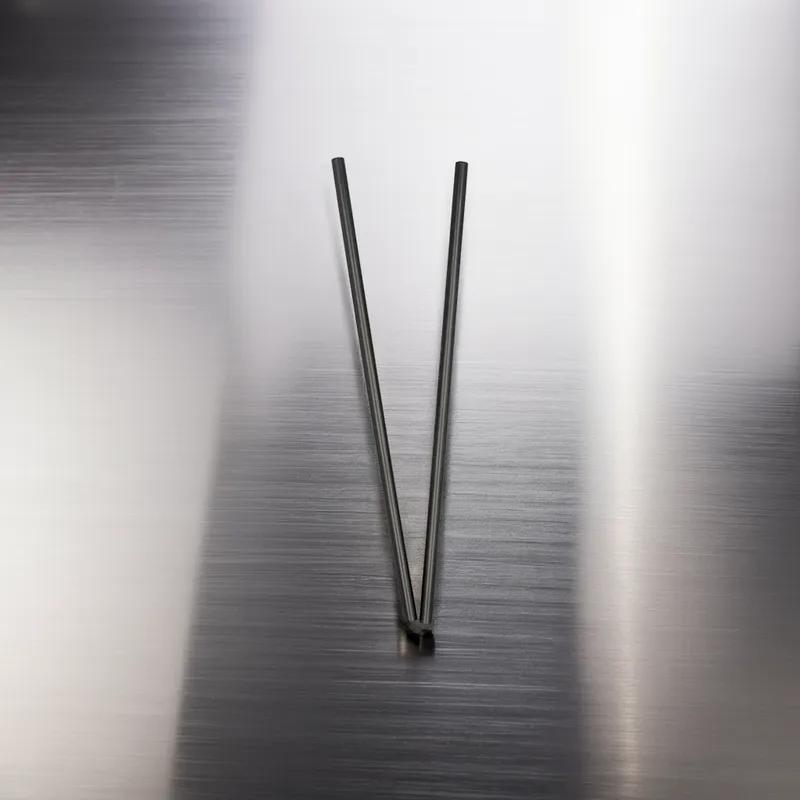 Jumbo Straw 7.75 IN Black Unwrapped 250 Count/Pack 10 Packs/Case 2500 Count/Case