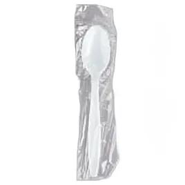 Poly King® Teaspoon PP White Heavyweight Individually Wrapped 1000/Case
