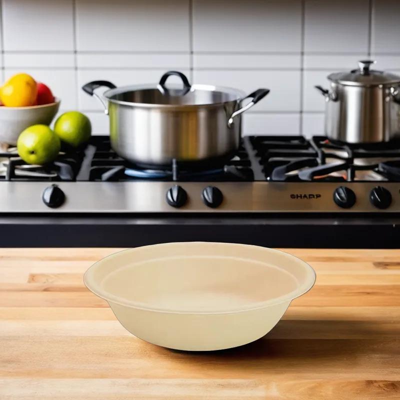 Bowl 32 OZ Sugarcane Kraft Round 500/Case