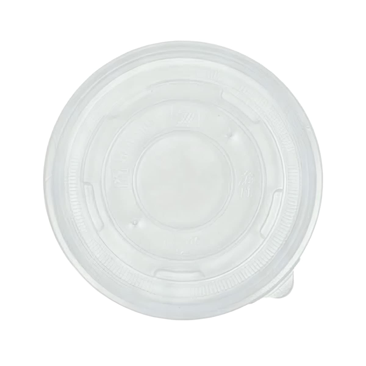 Lid Flat 4.53X0.32 IN PP Clear Round For 12-16 OZ Soup Cup 500/Case