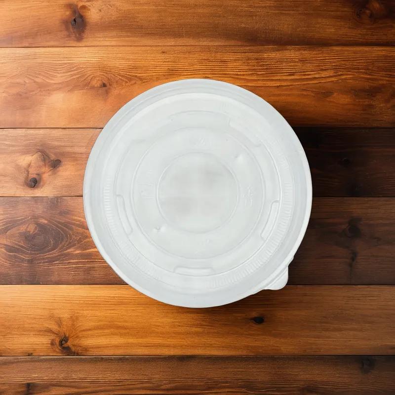Lid Flat 4.53X0.32 IN PP Clear Round For 12-16 OZ Soup Cup 500/Case