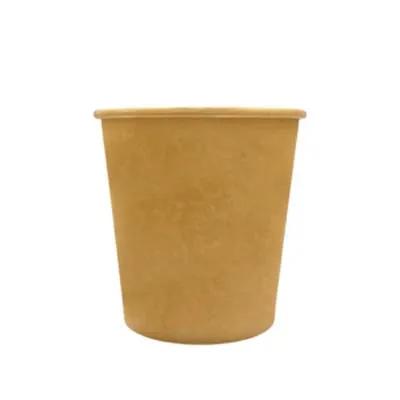 Soup Food Container Base 16 OZ Paper Kraft Round 500/Case