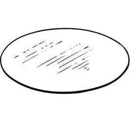 Lid 9 IN Paperboard Round For Container Laminated 500/Case