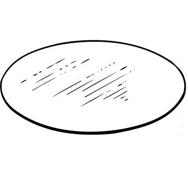 Lid 9 IN Paperboard Round For Container Laminated 500/Case