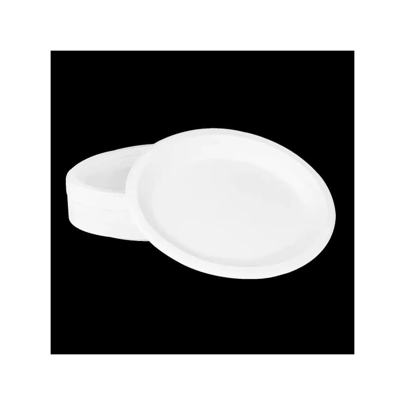 Karat Earth Plate 12.5X10 IN Sugarcane White Oval Microwave Safe 500/Case