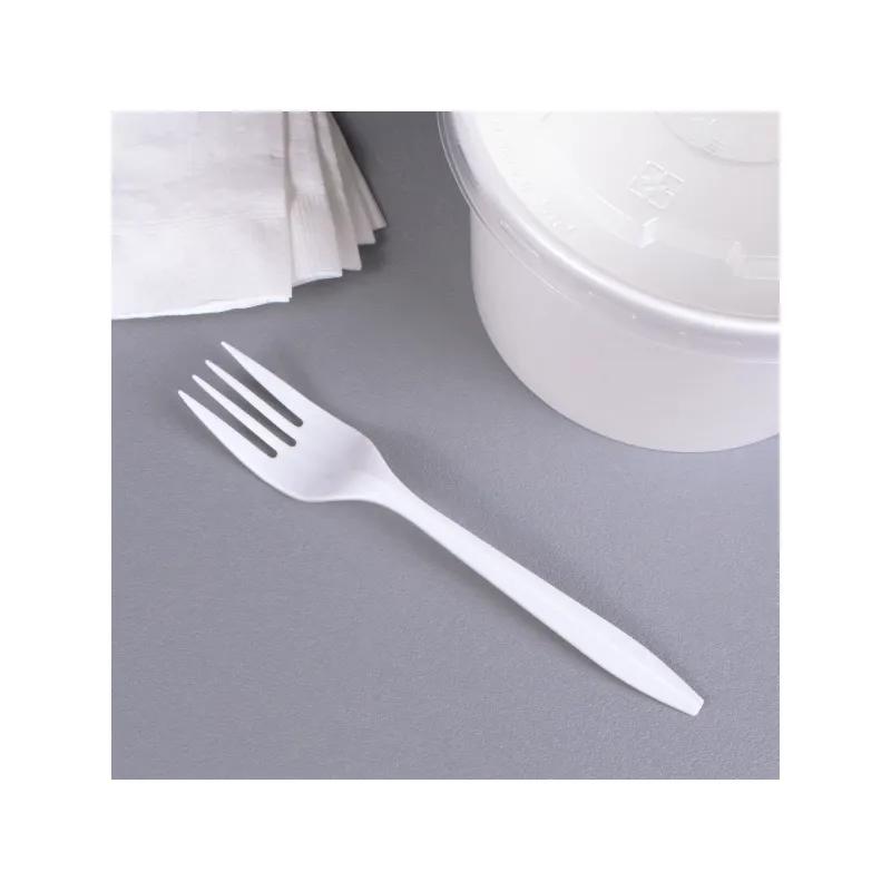 Fork PP White Medium Weight 1000/Case