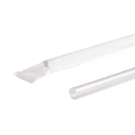 Karat® Jumbo Straw 0.2X7.75 IN Plastic Clear Paper Wrapped 2000/Case