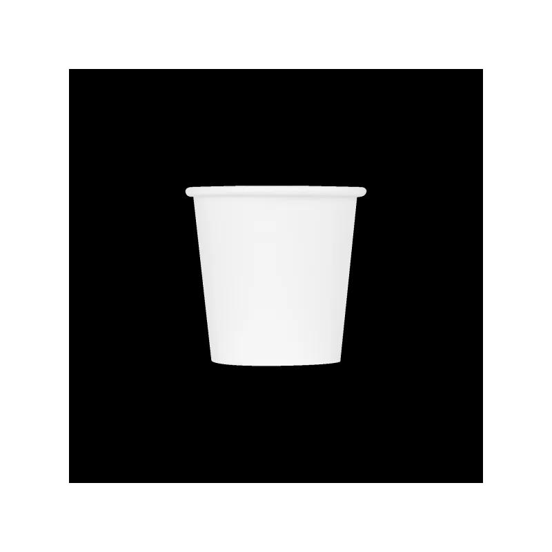 Hot Cup 4 OZ Paper White 50 Count/Pack 20 Packs/Case 1000 Count/Case