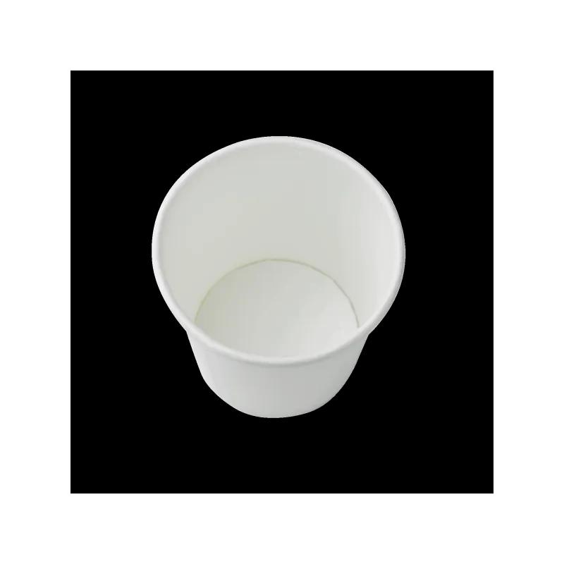 Hot Cup 4 OZ Paper White 50 Count/Pack 20 Packs/Case 1000 Count/Case