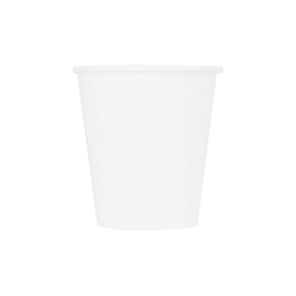 Karat® Hot Cup 10 OZ Paper White 90MM 1000/Case