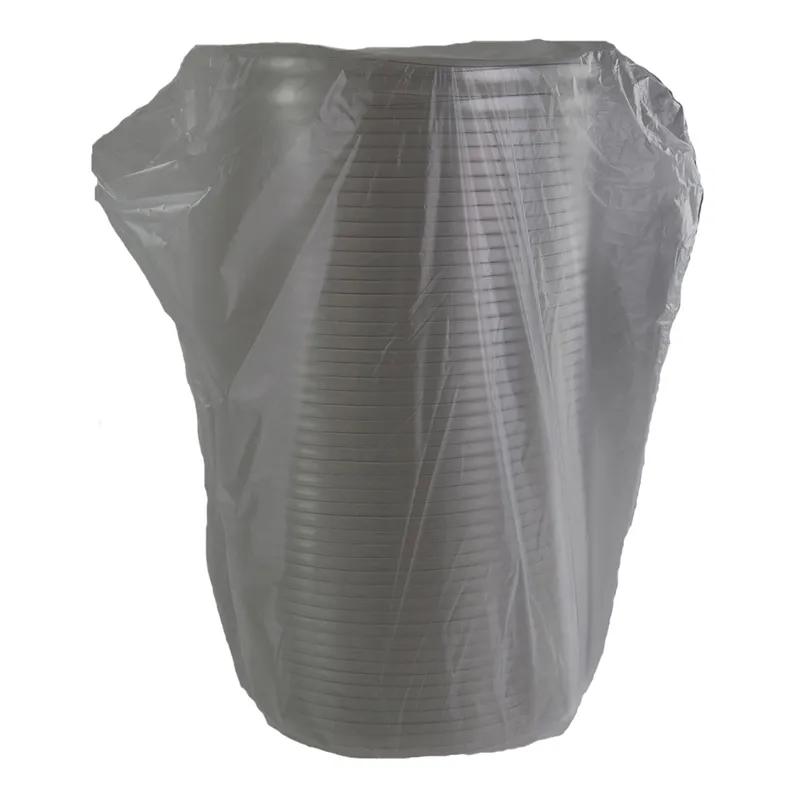 Lid Flat 10.25X0.5 IN 1 Compartment PET Clear Round For 64-80 OZ Bowl Unhinged 50/Case