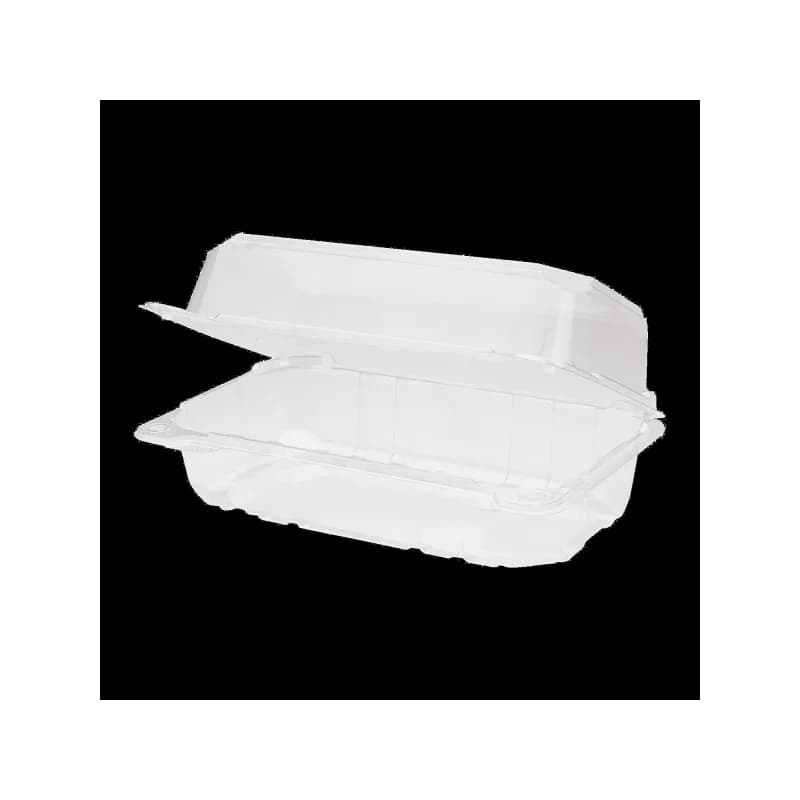Hoagie & Sub Take-Out Container Hinged 9 IN PET Clear 250/Case