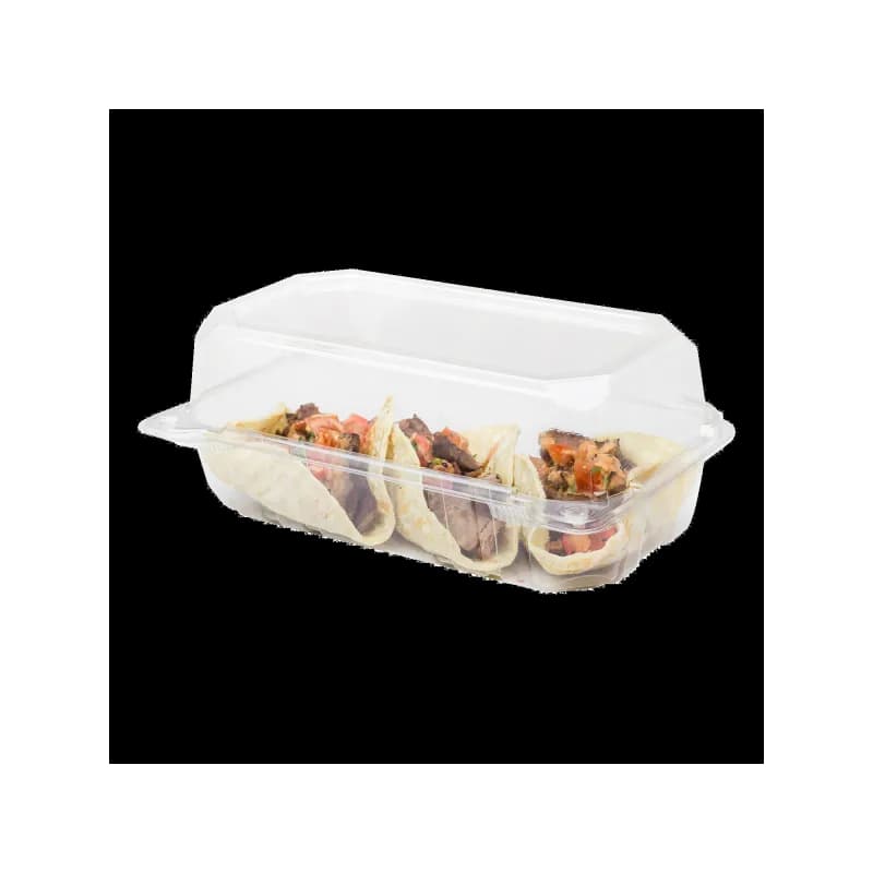 Hoagie & Sub Take-Out Container Hinged 9 IN PET Clear 250/Case