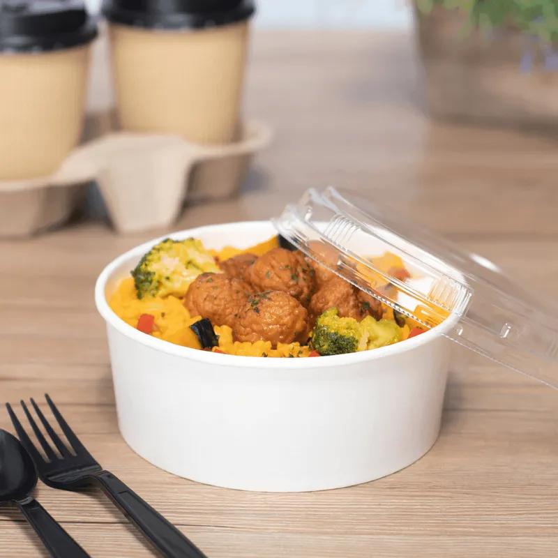 Bucket & Tub 32 OZ Paper White Short 45 Count/Pack 8 Packs/Case 360 Count/Case