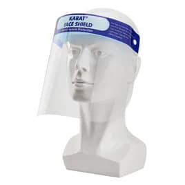 Karat® Face Shield Clear Anti-Fog 10/Box
