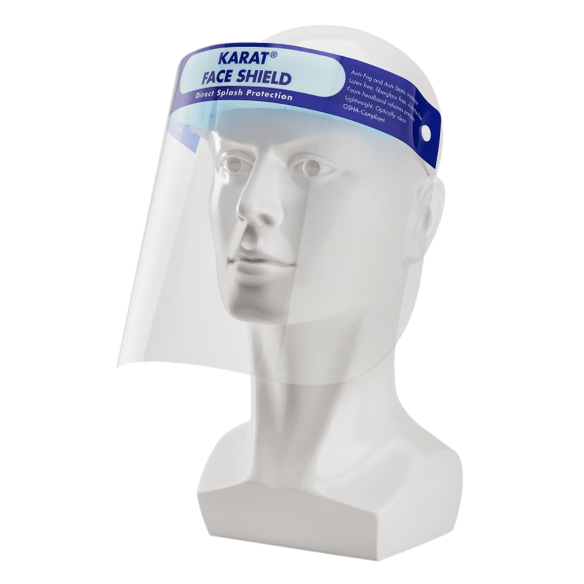 Karat® Face Shield Clear Anti-Fog 10/Box