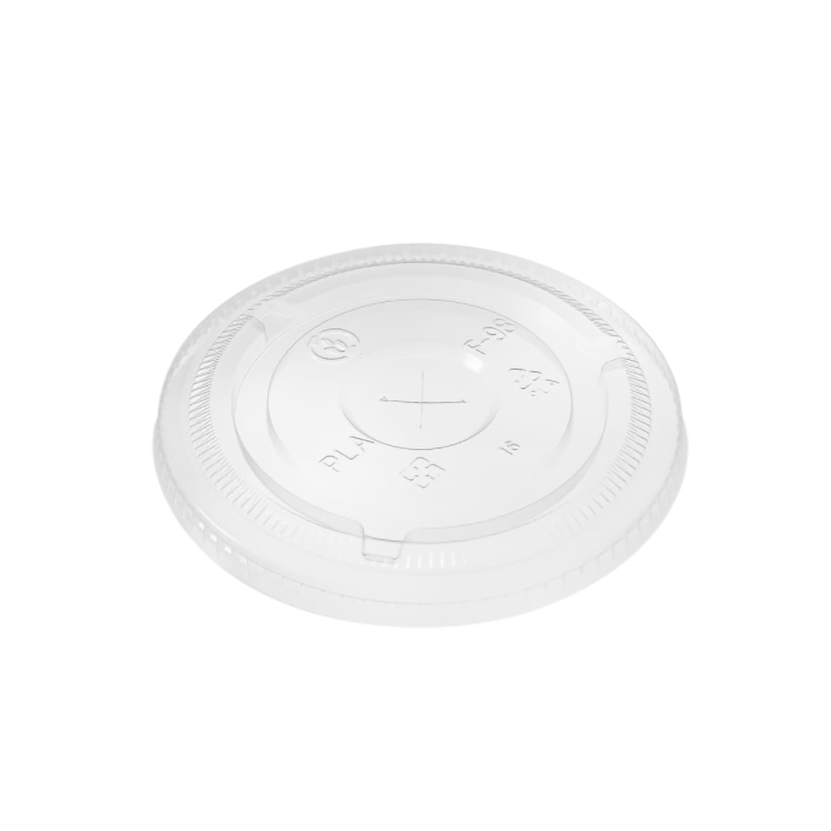Karat Earth Lid Flat 98MM PLA Translucent For 12-24 OZ Cup 1000/Case