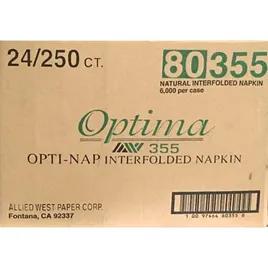 Dispenser Napkins 6.5X8.86 IN Kraft 2PLY 6000/Case