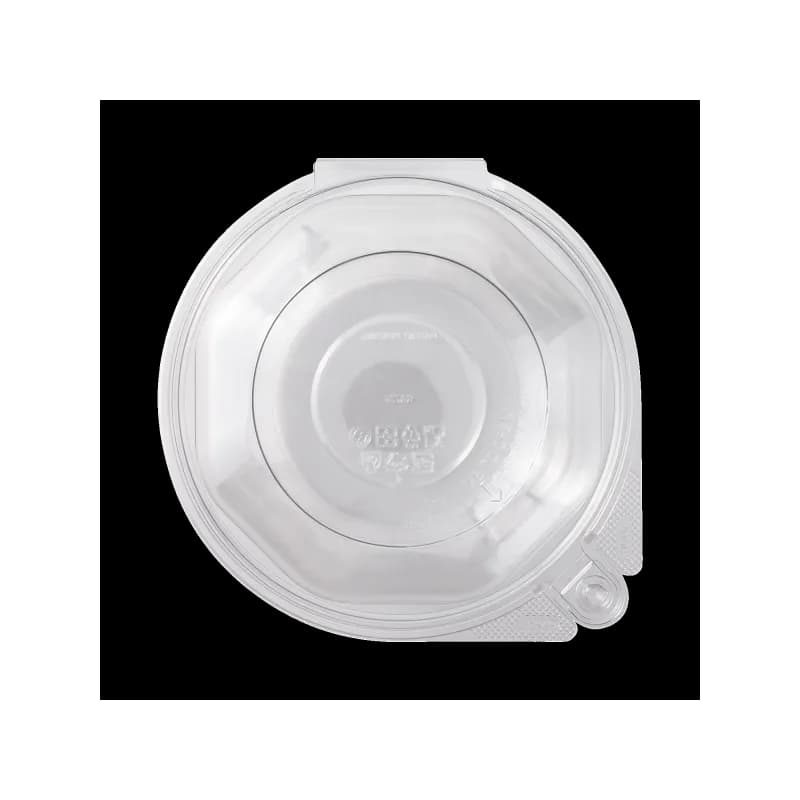 Salad Take-Out Container Hinged With Dome Lid 24 OZ PET Clear Tamper-Resistant 240/Case