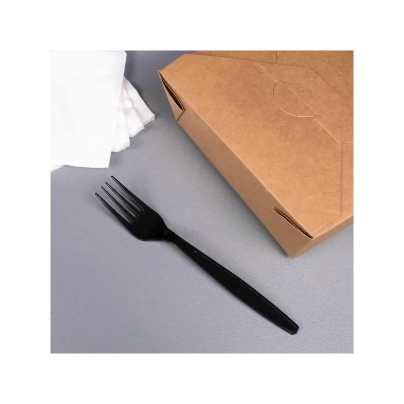 Fork PS Black Extra Heavy 100 Count/Bag 10 Bags/Case 1000 Count/Case