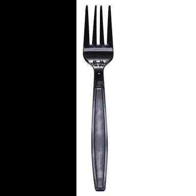 Karat® Fork 7 IN PP Black Extra Heavy Duty 1000/Case